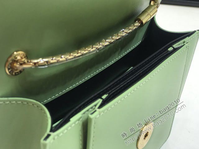 Bvlgari女包 寶格麗新品系列鏈條小包 B288741 膠囊系列 雙蛇首搭扣 Bvlgari2020新款女包  fyd1536